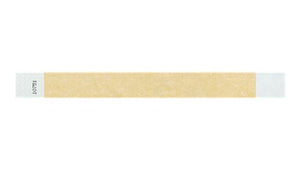 Tyvek 1" Wristbands - Solid Gold Custom