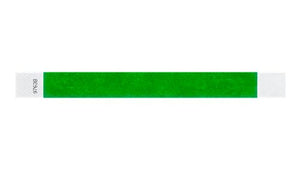 Tyvek 1" Wristbands - Solid Kelly Green
