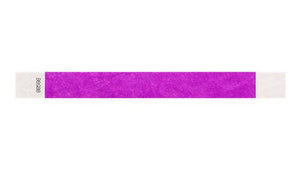 Tyvek 1" Wristbands - Solid Pantone Purple Custom