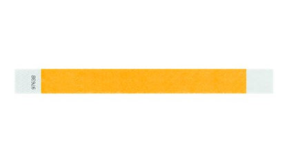 Tyvek 1" Wristbands - Solid Goldenrod