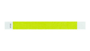 Tyvek 1" Wristbands - Solid Lime Green Custom