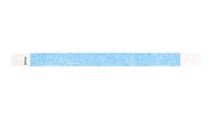 Tyvek 3/4" Wristbands - Solid Colours Sky Blue Custom