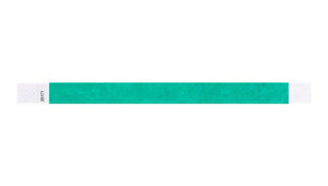 Tyvek 3/4" Wristbands - Solid Colours Pantone Green Custom