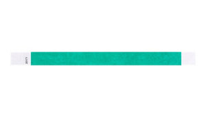 Tyvek 3/4" Wristbands - Solid Colours Pantone Green