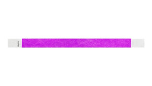 Tyvek 3/4" Wristbands - Solid Colours Pantone Purple