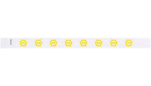 Tyvek 3/4" Wristbands - Suns Pantone Yellow