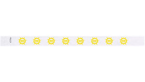 Tyvek 3/4" Wristbands - Suns Pantone Yellow