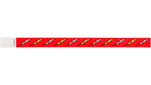 Tyvek 3/4" Wristbands - Lightning Bolts