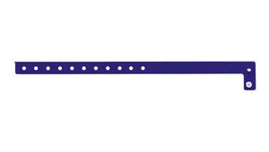 Vinyl Wristbands - Slim Navy Blue